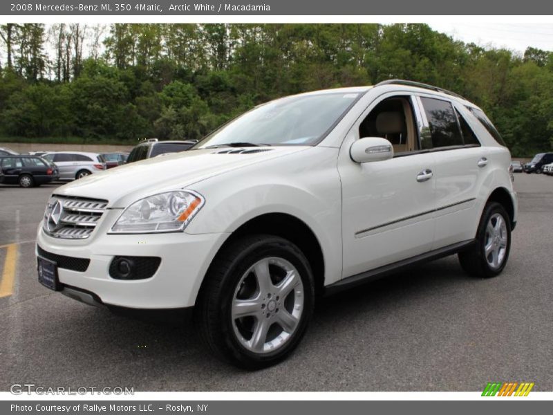 Arctic White / Macadamia 2008 Mercedes-Benz ML 350 4Matic