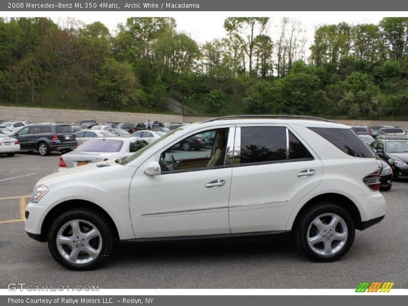 Arctic White / Macadamia 2008 Mercedes-Benz ML 350 4Matic