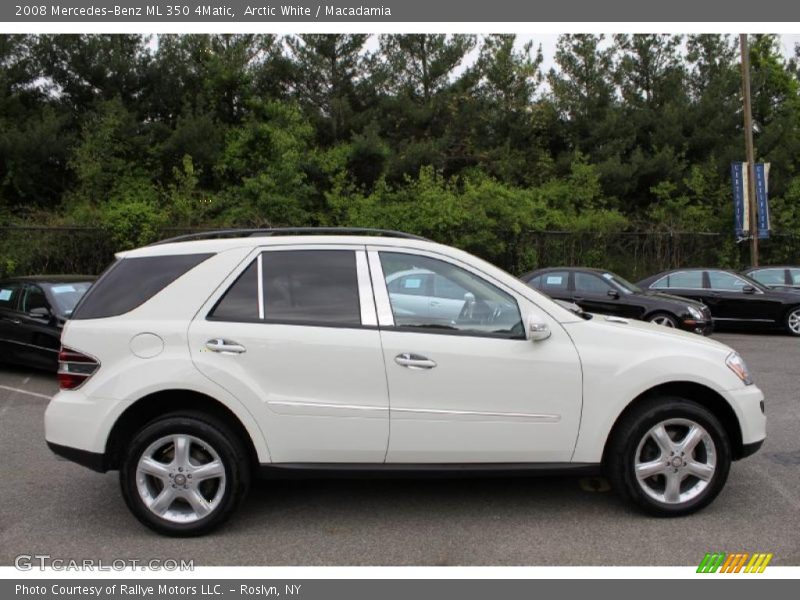 Arctic White / Macadamia 2008 Mercedes-Benz ML 350 4Matic