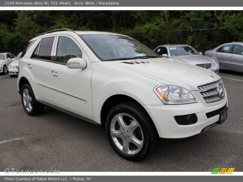 Arctic White / Macadamia 2008 Mercedes-Benz ML 350 4Matic