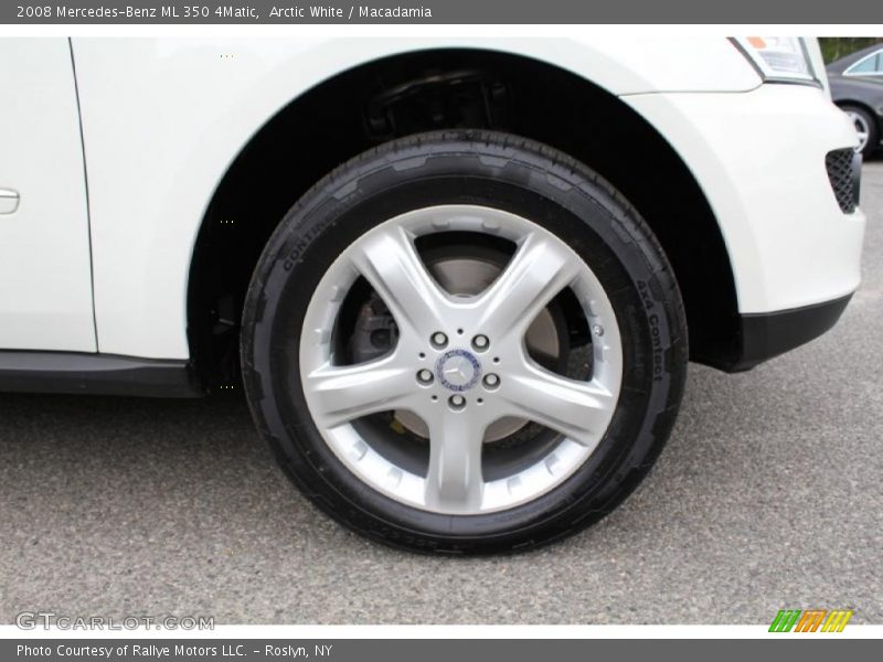 Arctic White / Macadamia 2008 Mercedes-Benz ML 350 4Matic