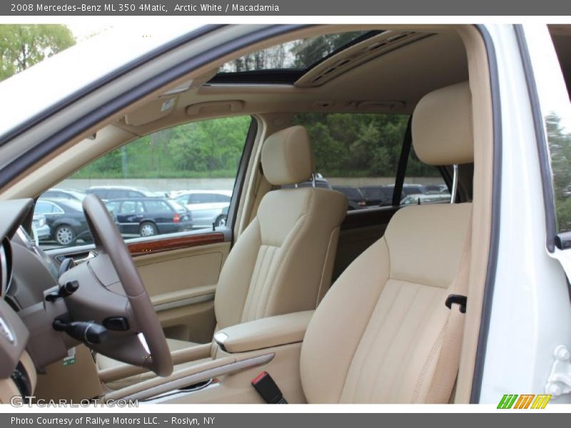 Arctic White / Macadamia 2008 Mercedes-Benz ML 350 4Matic