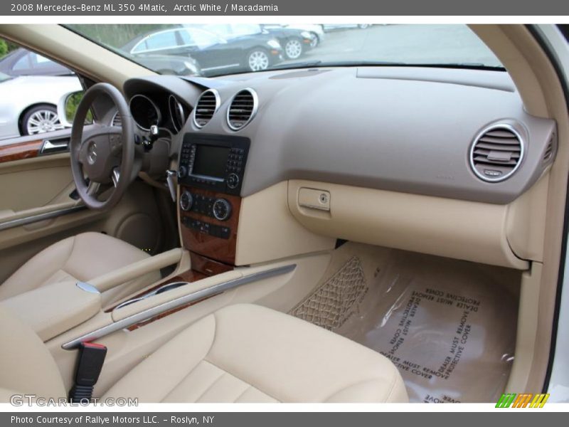 Arctic White / Macadamia 2008 Mercedes-Benz ML 350 4Matic