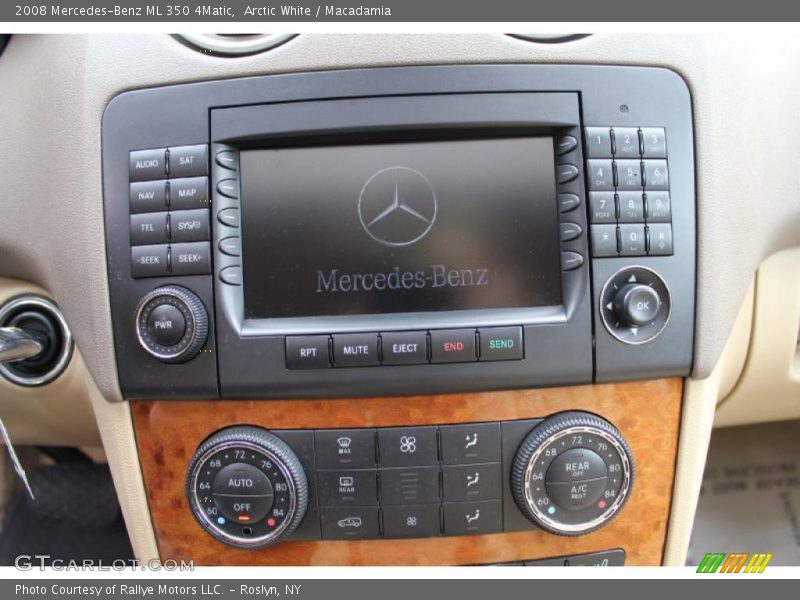 Arctic White / Macadamia 2008 Mercedes-Benz ML 350 4Matic