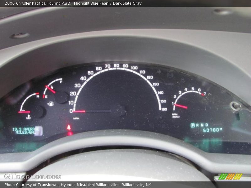 Midnight Blue Pearl / Dark Slate Gray 2006 Chrysler Pacifica Touring AWD