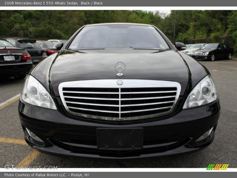 Black / Black 2008 Mercedes-Benz S 550 4Matic Sedan