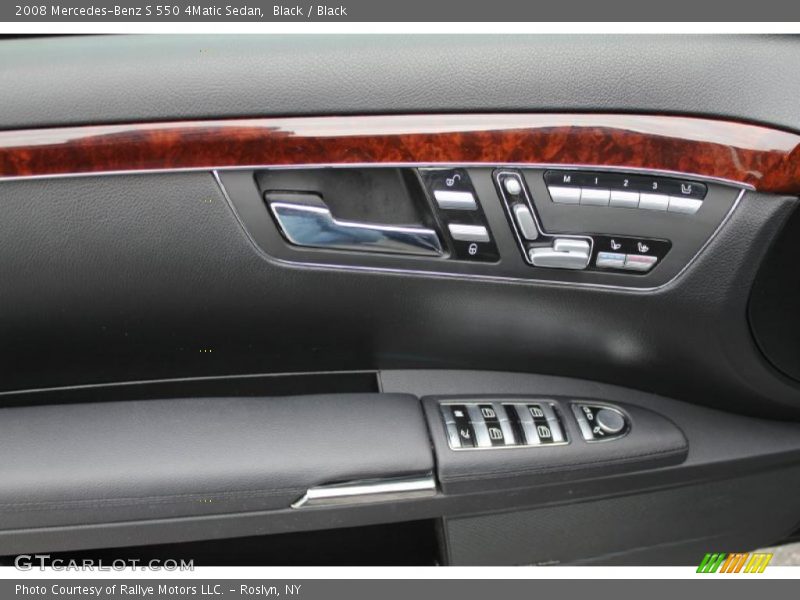 Black / Black 2008 Mercedes-Benz S 550 4Matic Sedan
