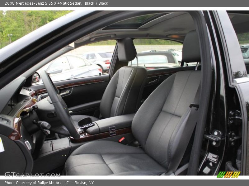 Black / Black 2008 Mercedes-Benz S 550 4Matic Sedan