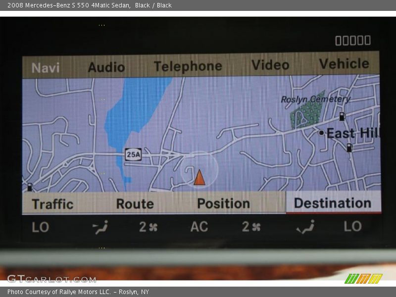 Black / Black 2008 Mercedes-Benz S 550 4Matic Sedan