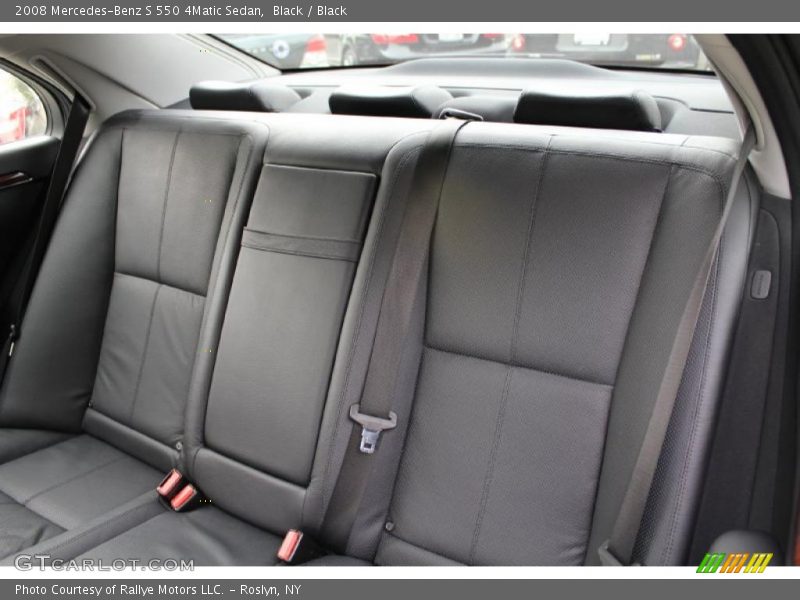 Black / Black 2008 Mercedes-Benz S 550 4Matic Sedan