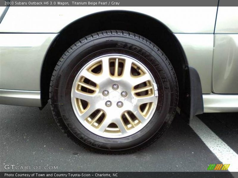 Titanium Beige Pearl / Gray 2003 Subaru Outback H6 3.0 Wagon