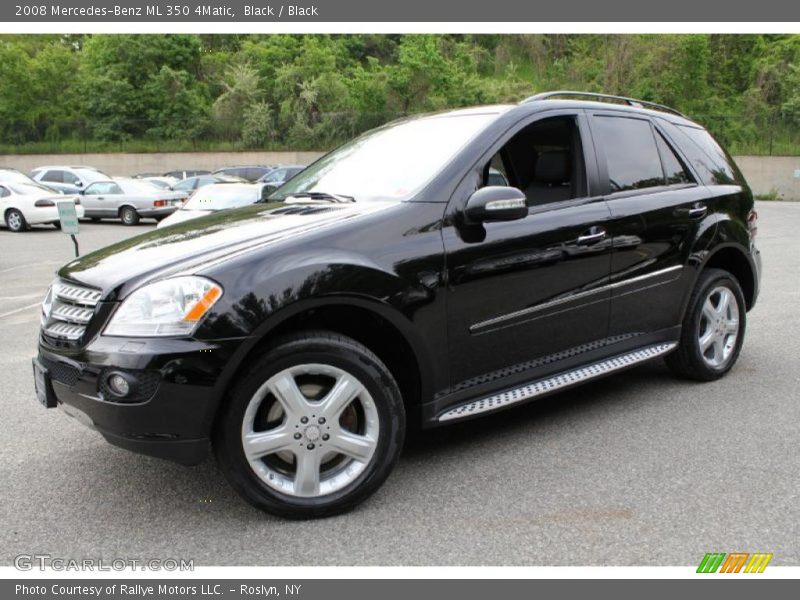 Black / Black 2008 Mercedes-Benz ML 350 4Matic
