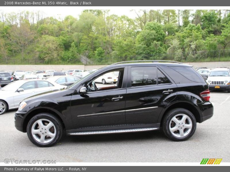 Black / Black 2008 Mercedes-Benz ML 350 4Matic
