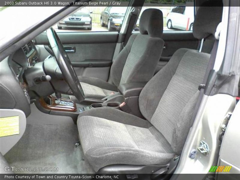  2003 Outback H6 3.0 Wagon Gray Interior