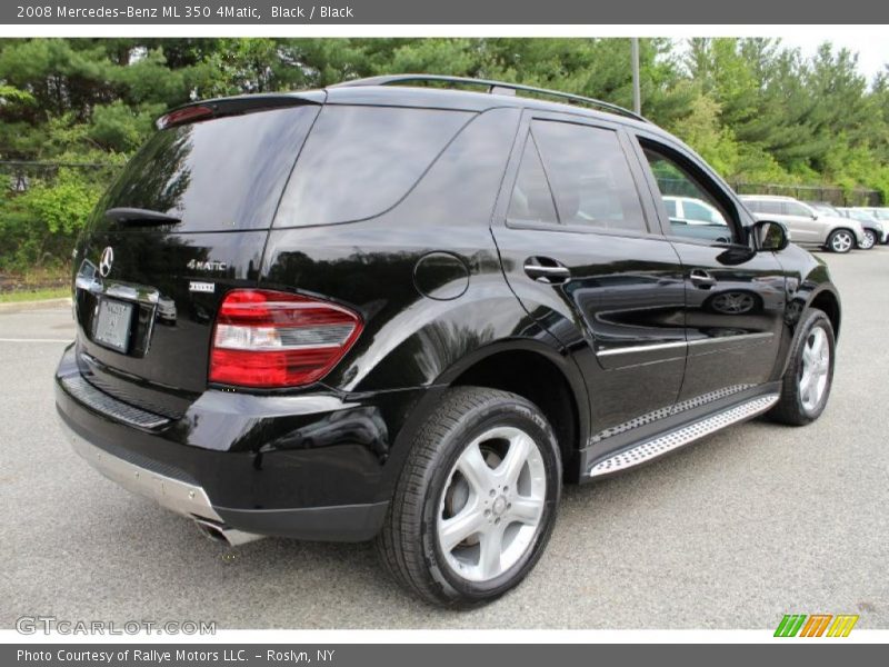 Black / Black 2008 Mercedes-Benz ML 350 4Matic