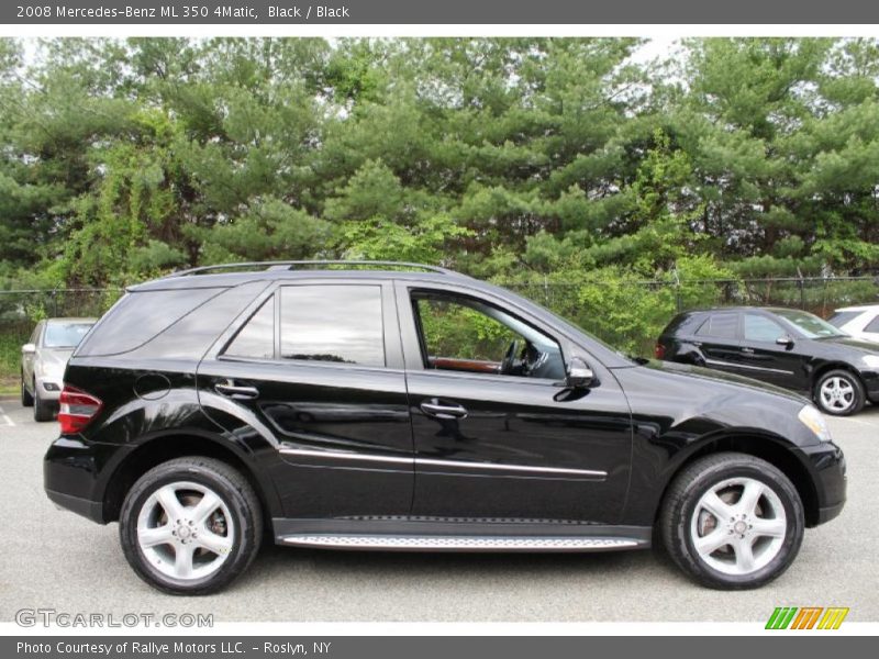 Black / Black 2008 Mercedes-Benz ML 350 4Matic