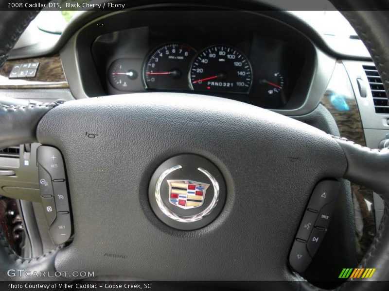 Black Cherry / Ebony 2008 Cadillac DTS