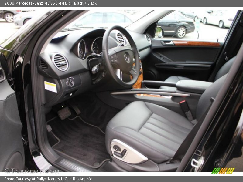 Black / Black 2008 Mercedes-Benz ML 350 4Matic