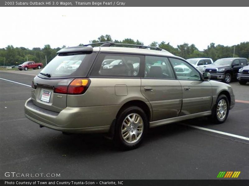 Titanium Beige Pearl / Gray 2003 Subaru Outback H6 3.0 Wagon