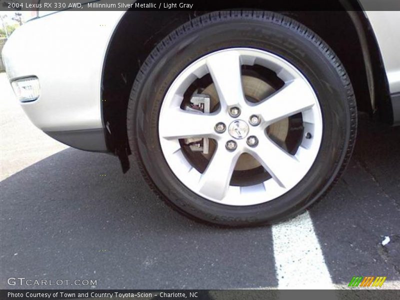 Millinnium Silver Metallic / Light Gray 2004 Lexus RX 330 AWD