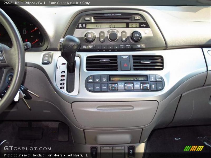 Slate Green Metallic / Gray 2008 Honda Odyssey EX-L