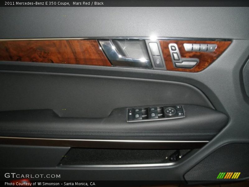 Mars Red / Black 2011 Mercedes-Benz E 350 Coupe