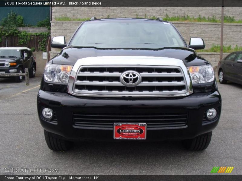 Black / Sand Beige 2008 Toyota Sequoia Limited 4WD