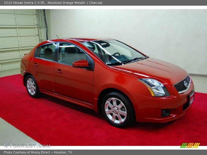 Anodized Orange Metallic / Charcoal 2010 Nissan Sentra 2.0 SR