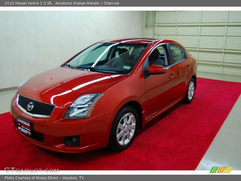 Anodized Orange Metallic / Charcoal 2010 Nissan Sentra 2.0 SR