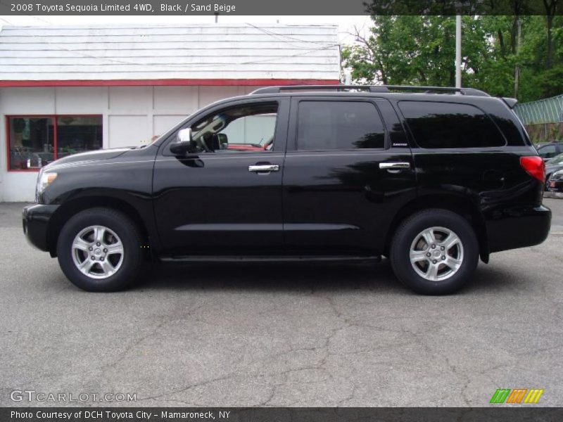 Black / Sand Beige 2008 Toyota Sequoia Limited 4WD