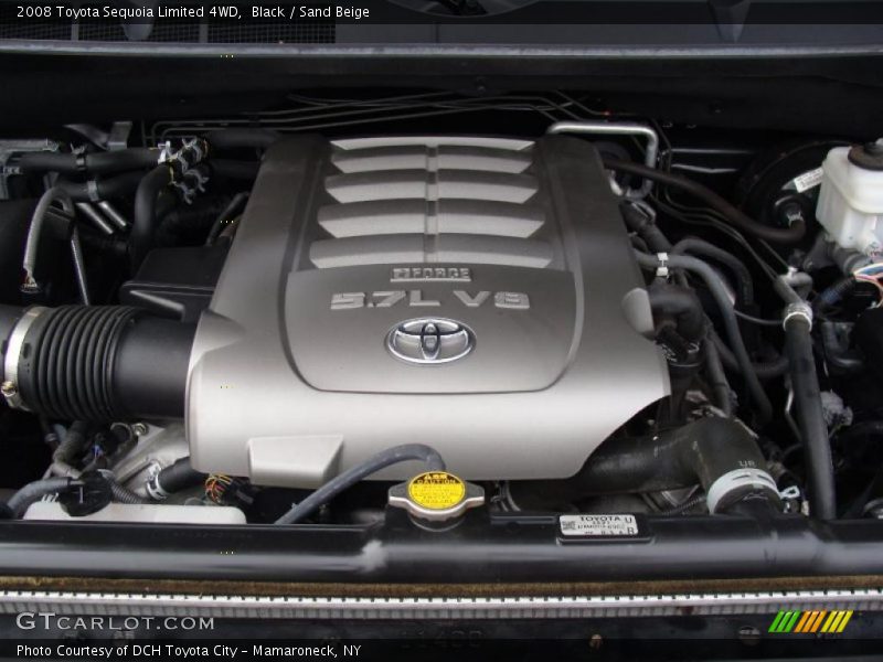 Black / Sand Beige 2008 Toyota Sequoia Limited 4WD