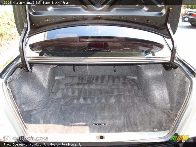 Super Black / Frost 2003 Nissan Altima 2.5 S