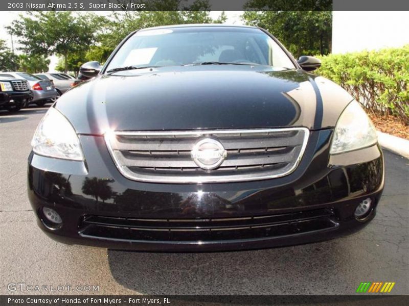 Super Black / Frost 2003 Nissan Altima 2.5 S