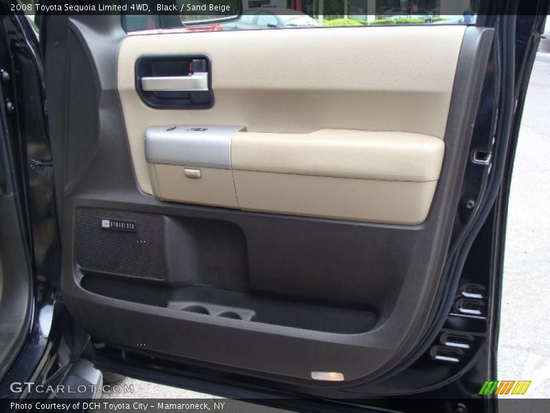 Black / Sand Beige 2008 Toyota Sequoia Limited 4WD