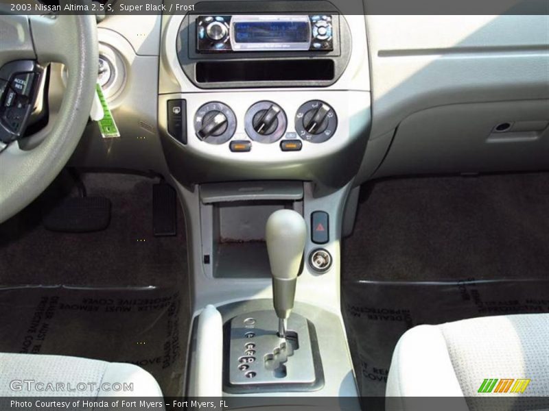 Super Black / Frost 2003 Nissan Altima 2.5 S