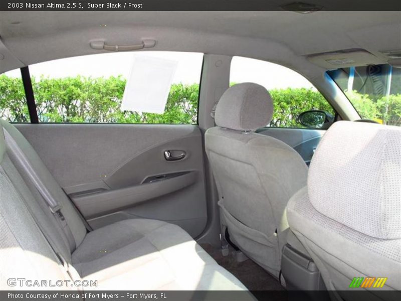 Super Black / Frost 2003 Nissan Altima 2.5 S