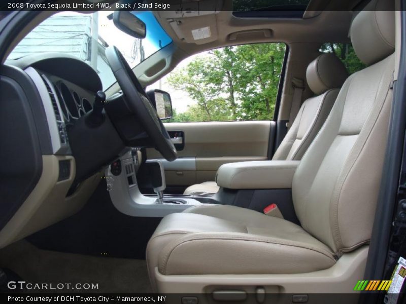 Black / Sand Beige 2008 Toyota Sequoia Limited 4WD
