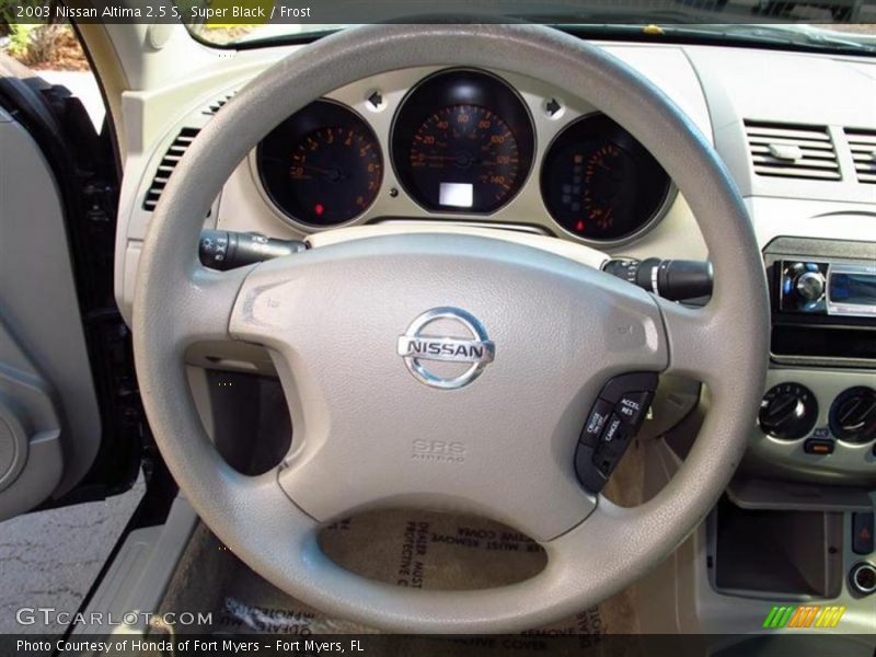 Super Black / Frost 2003 Nissan Altima 2.5 S