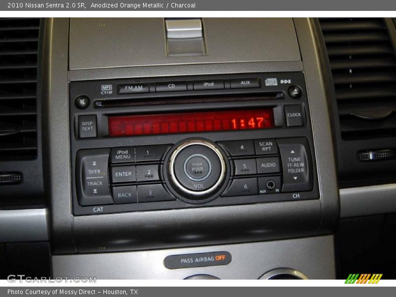 Anodized Orange Metallic / Charcoal 2010 Nissan Sentra 2.0 SR