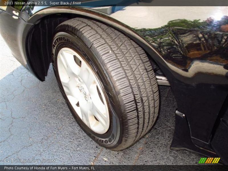 Super Black / Frost 2003 Nissan Altima 2.5 S