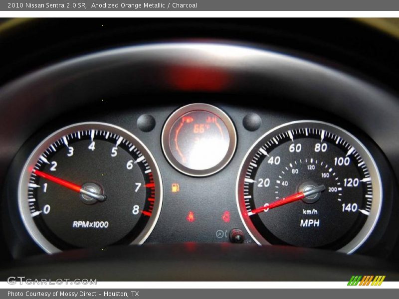 Anodized Orange Metallic / Charcoal 2010 Nissan Sentra 2.0 SR