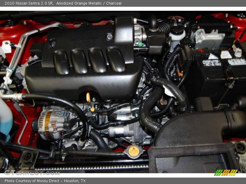 Anodized Orange Metallic / Charcoal 2010 Nissan Sentra 2.0 SR