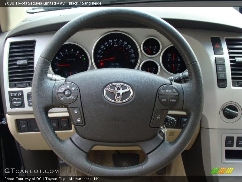 Black / Sand Beige 2008 Toyota Sequoia Limited 4WD