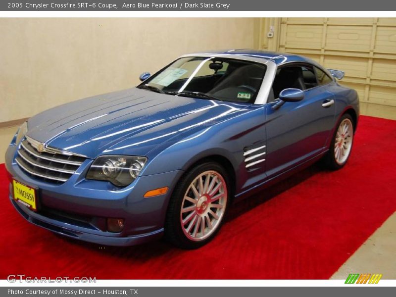 Aero Blue Pearlcoat / Dark Slate Grey 2005 Chrysler Crossfire SRT-6 Coupe