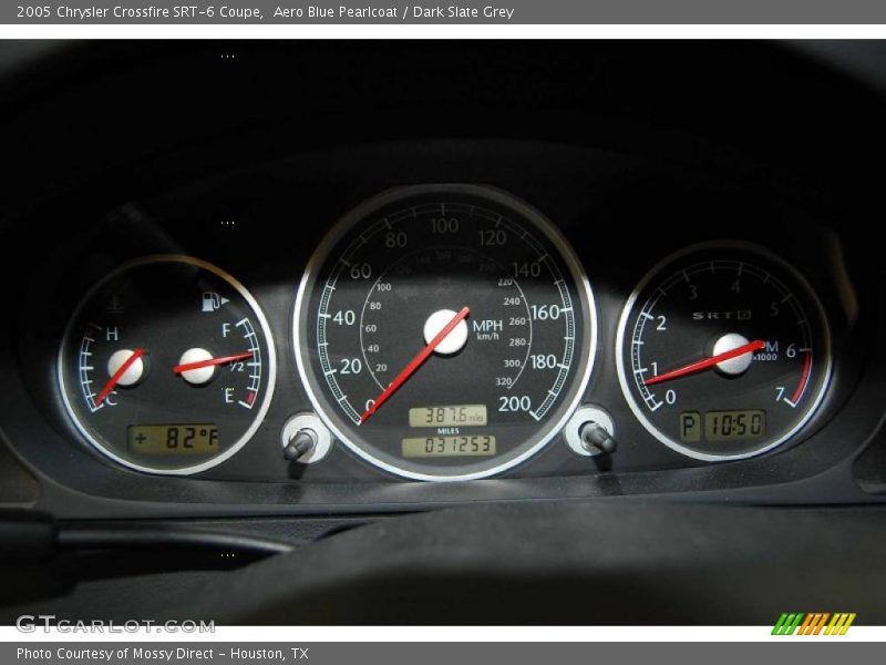 Aero Blue Pearlcoat / Dark Slate Grey 2005 Chrysler Crossfire SRT-6 Coupe