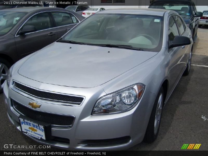 Silver Ice Metallic / Titanium 2011 Chevrolet Malibu LS