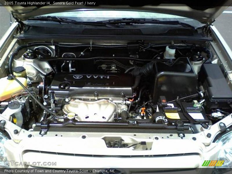 Sonora Gold Pearl / Ivory 2005 Toyota Highlander I4