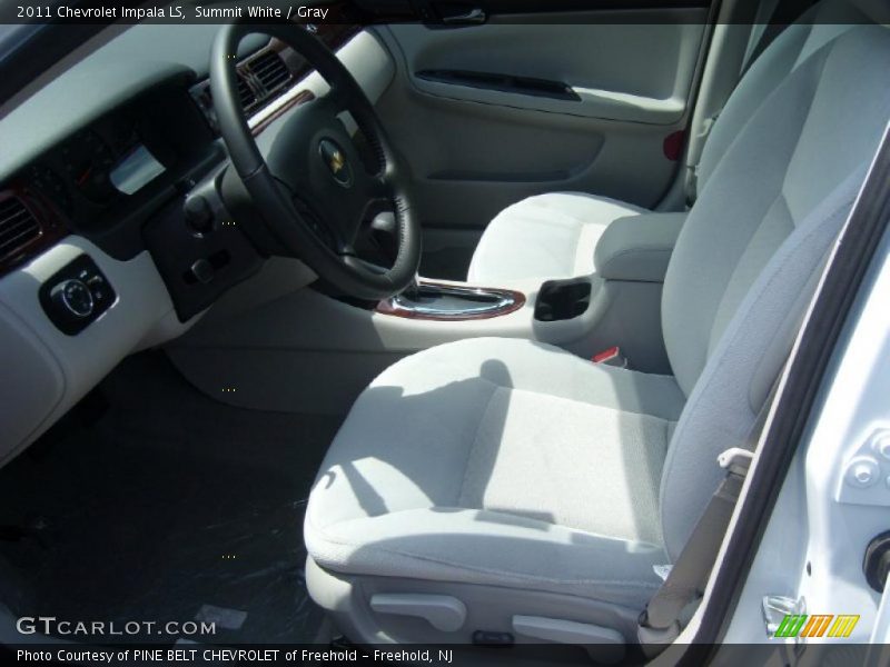 Summit White / Gray 2011 Chevrolet Impala LS