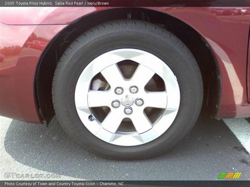 Salsa Red Pearl / Ivory/Brown 2005 Toyota Prius Hybrid