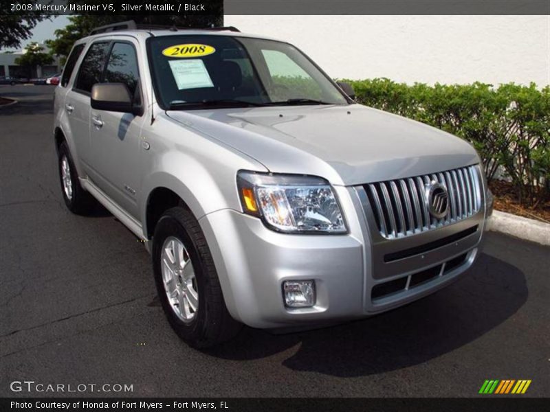Silver Metallic / Black 2008 Mercury Mariner V6